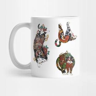 Monmon Japan Cats Sticker Pack Mug